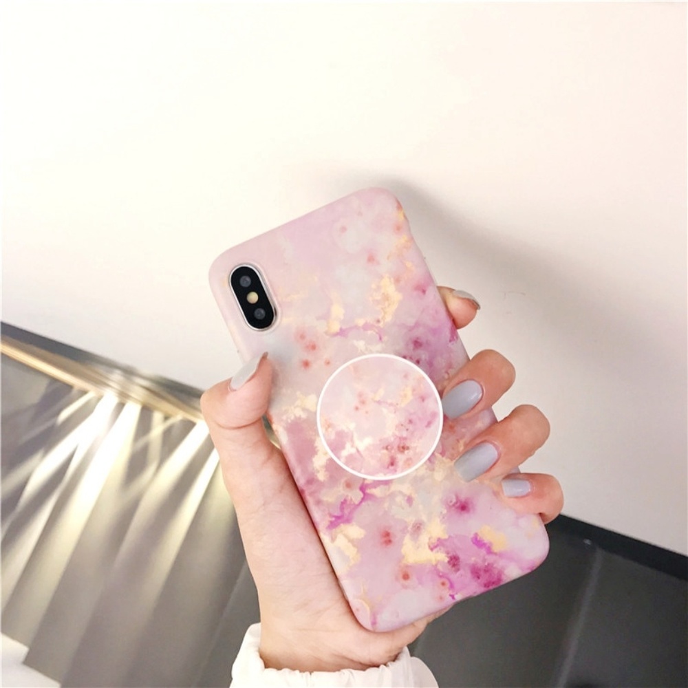 !LAST! iPhone X/XS Marble Case W/Holder - Picture 6 of 8